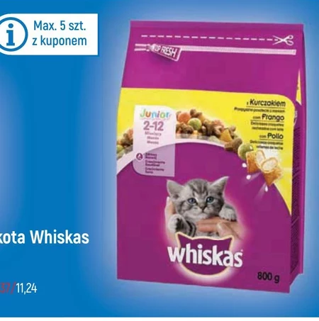 Karma dla kota Whiskas