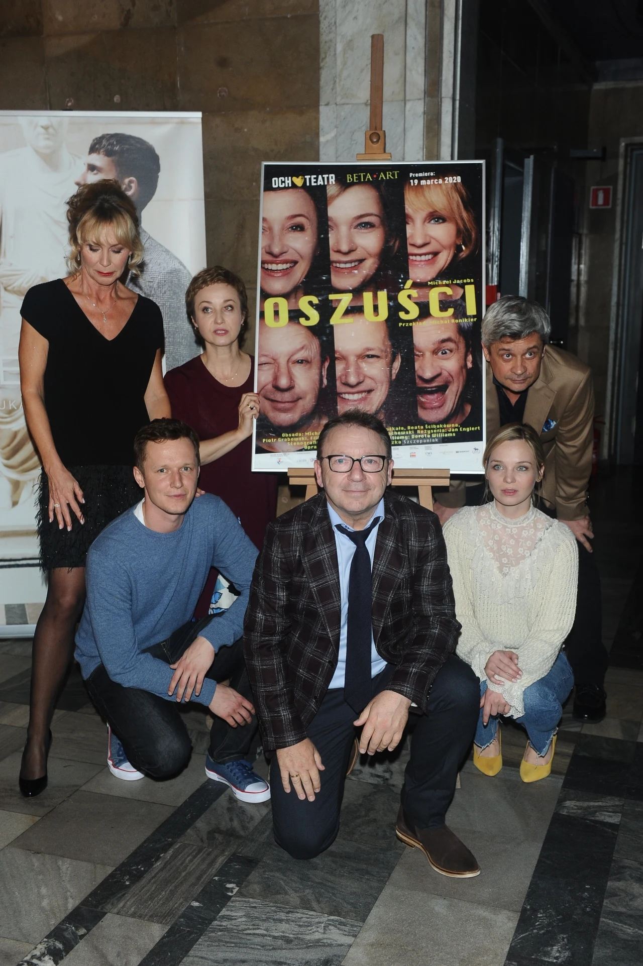 Zbigniew Zamachowski i Gabriela Muskała w teatrze Zbigniew Zamachowski i Gabriela Muskała w teatrze