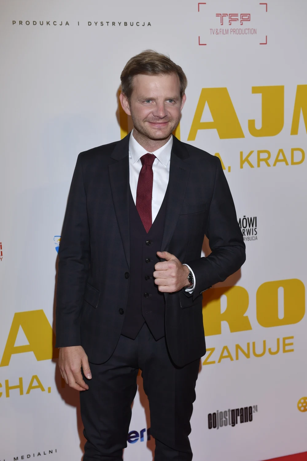 Rafał Zawierucha na premierze filmu "Najmro. Kocha, kradnie, szanuje"