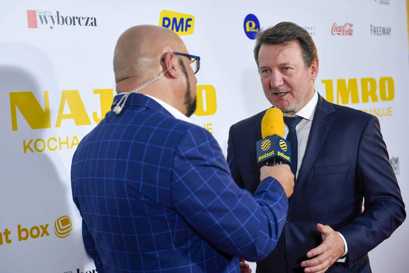 Robert Więckiewicz na premierze filmu "Najmro. Kocha, kradnie, szanuje"