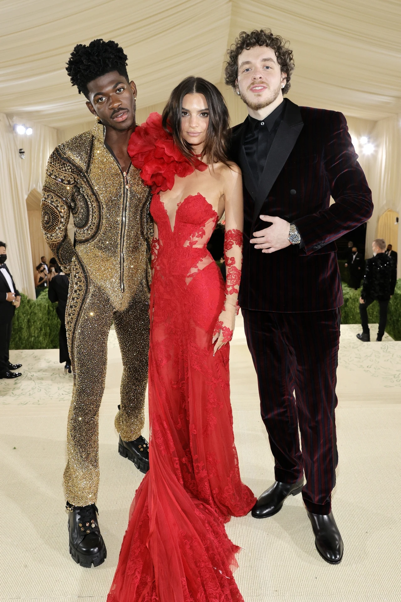 Lil Nas X, Emily Ratajkowski i Jack Harlow Lil Nas X, Emily Ratajkowski i Jack Harlow