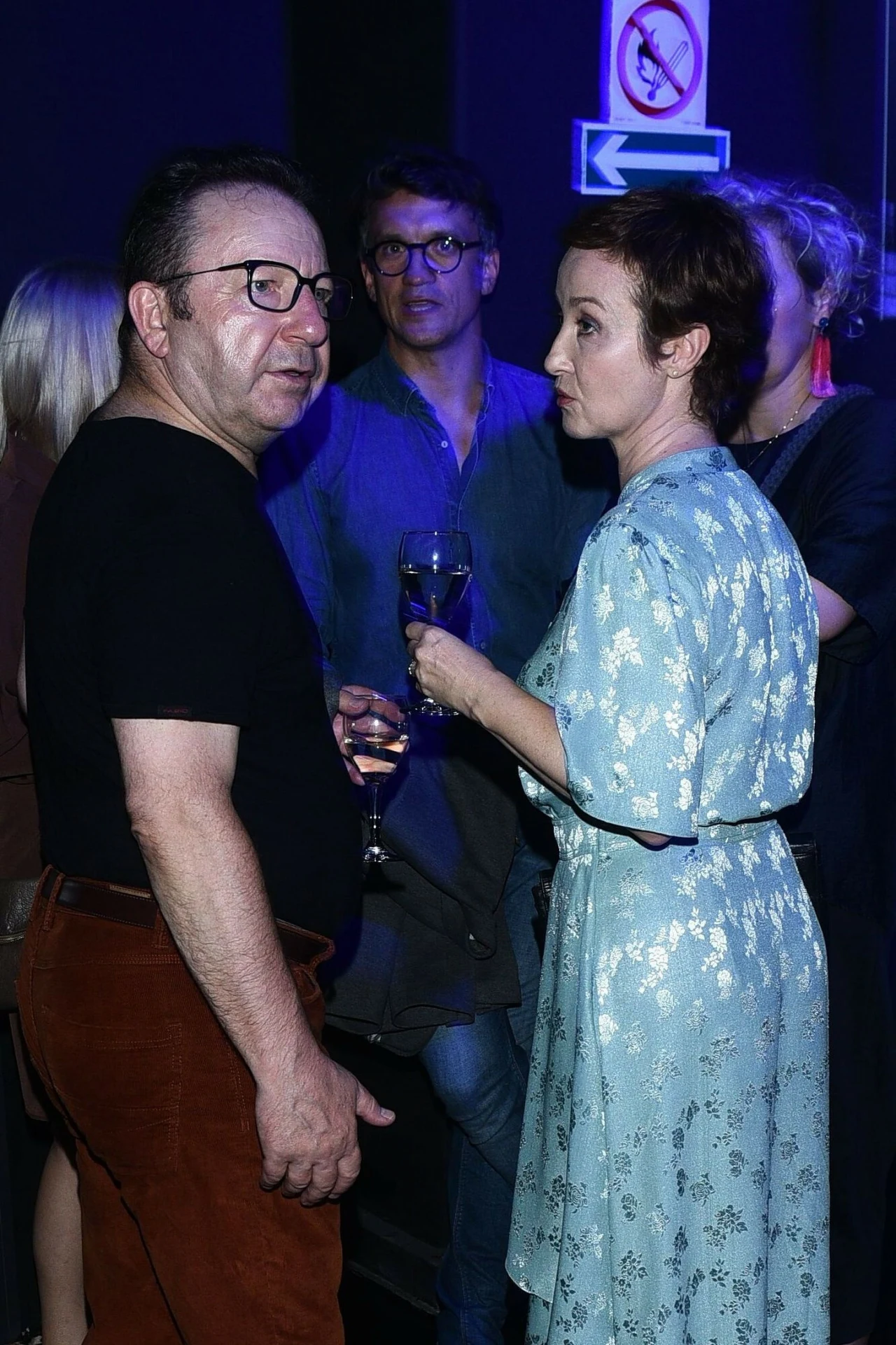 Zbigniew Zamachowski i Gabriela Muskała na premierze Zbigniew Zamachowski i Gabriela Muskała na premierze