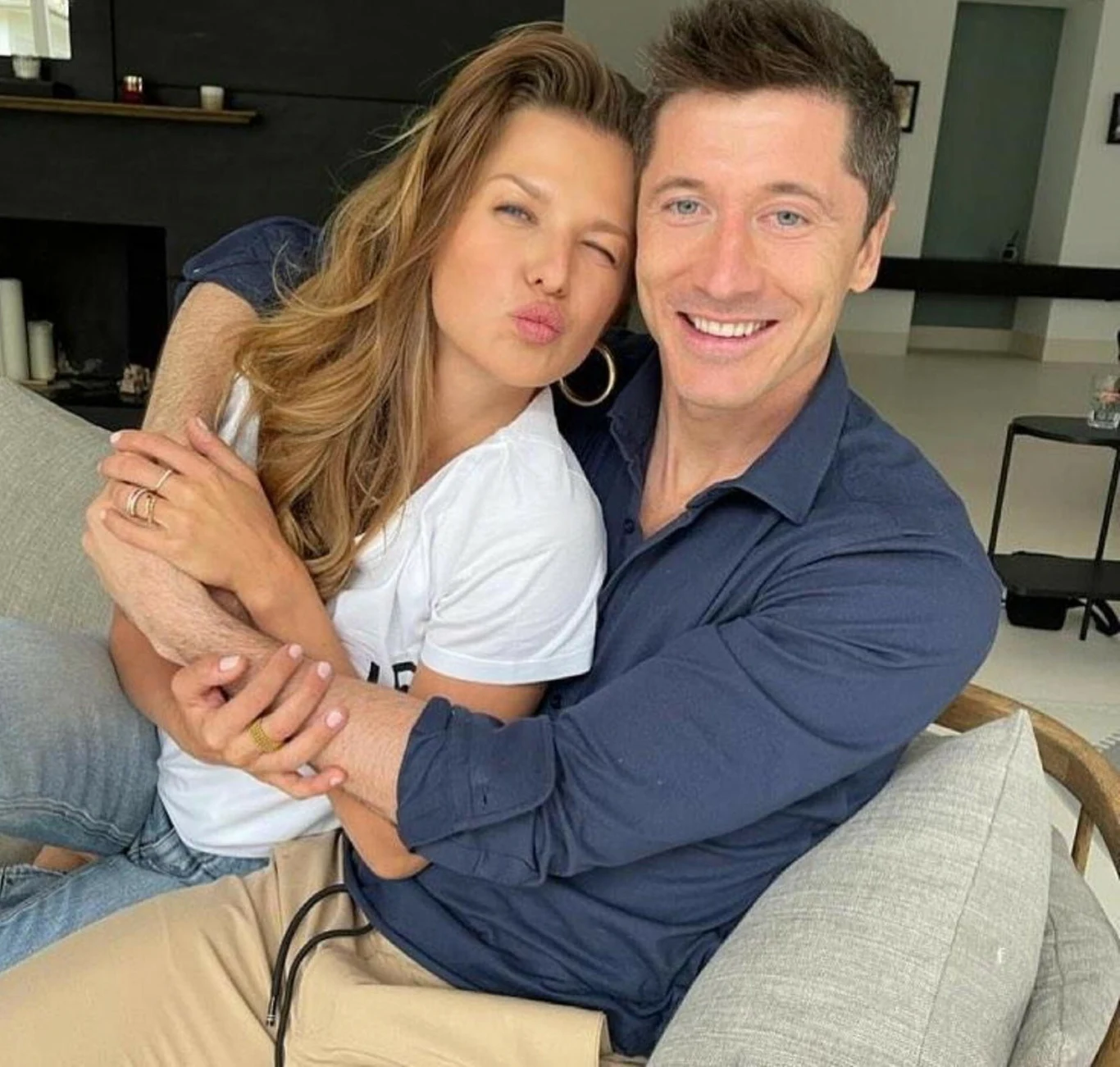 Anna Lewandowska i Robert Lewandowski Anna Lewandowska i Robert Lewandowski