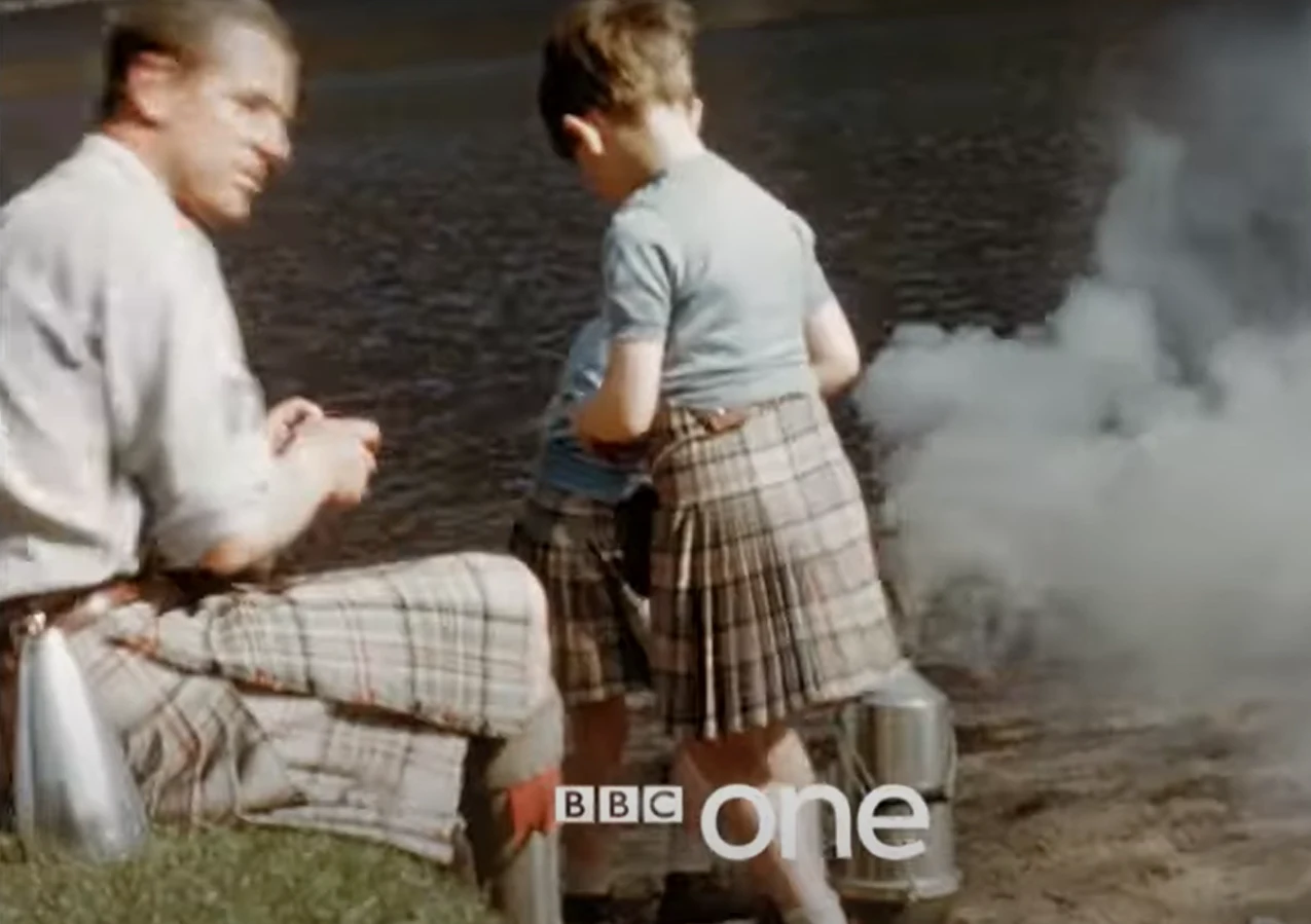 Kadr w filmu BBC "Książę Filip. Rodzina królewska pamięta" Kadr w filmu BBC "Książę Filip. Rodzina królewska pamięta"