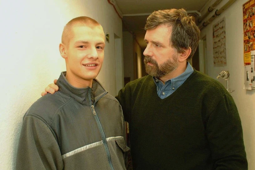 Cezary Morawski i Rafał Mroczek w "M jak miłość"
