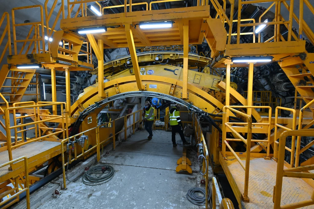Budowa tunelu pod Świną. Fot. DOMIN