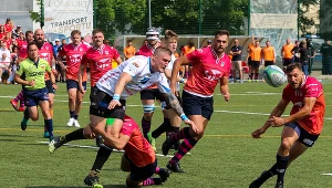 Finał ubiegłorocznych mistrzostw Polski pomiędzy Ogniwem Sopot i Mater Pharm Rugby Łódź