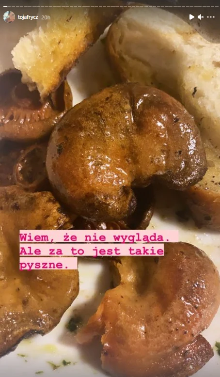 Olga Frycz je grzyby w ciąży! Foto: Instagram / @tojafrycz Olga Frycz je grzyby w ciąży! Foto: Instagram / @tojafrycz