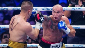Artur Szpilka (z prawej) w walce z Tomaszem Adamkiem z 2014 roku