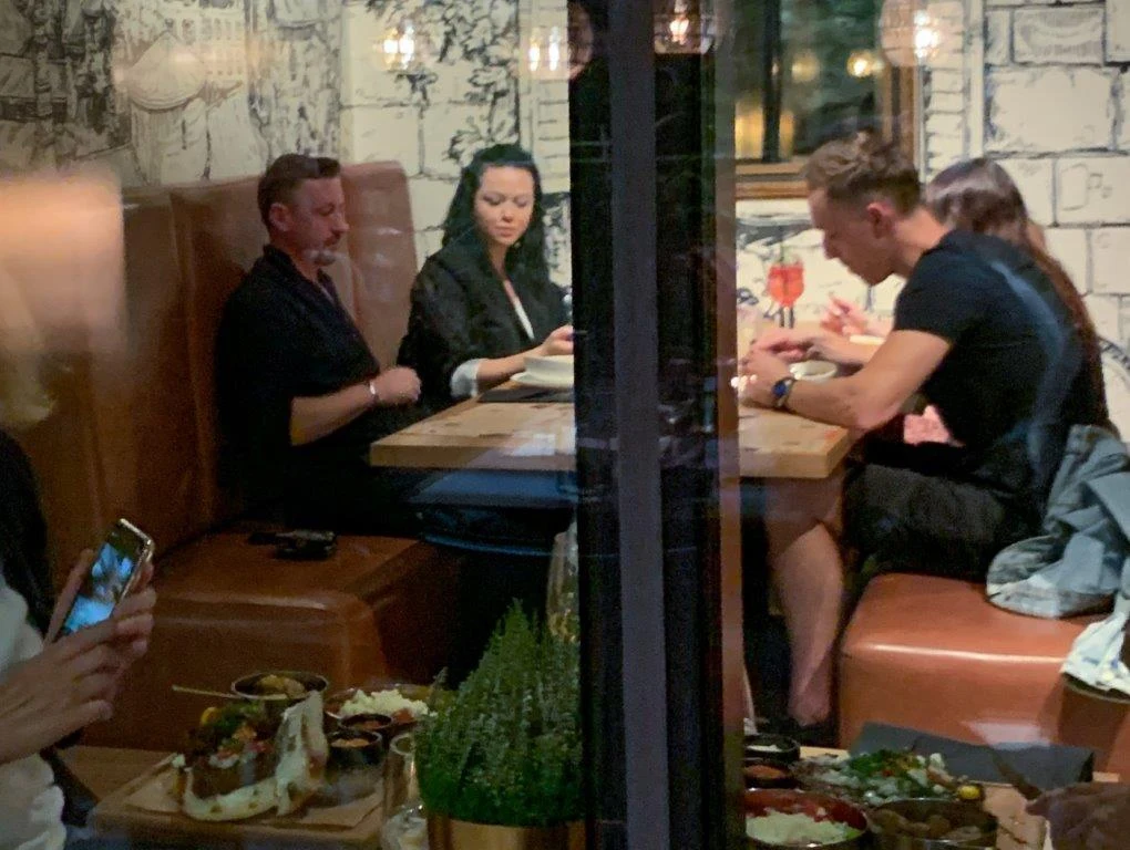 Małyszowie na rodzinnym obiedzie Małyszowie na rodzinnym obiedzie