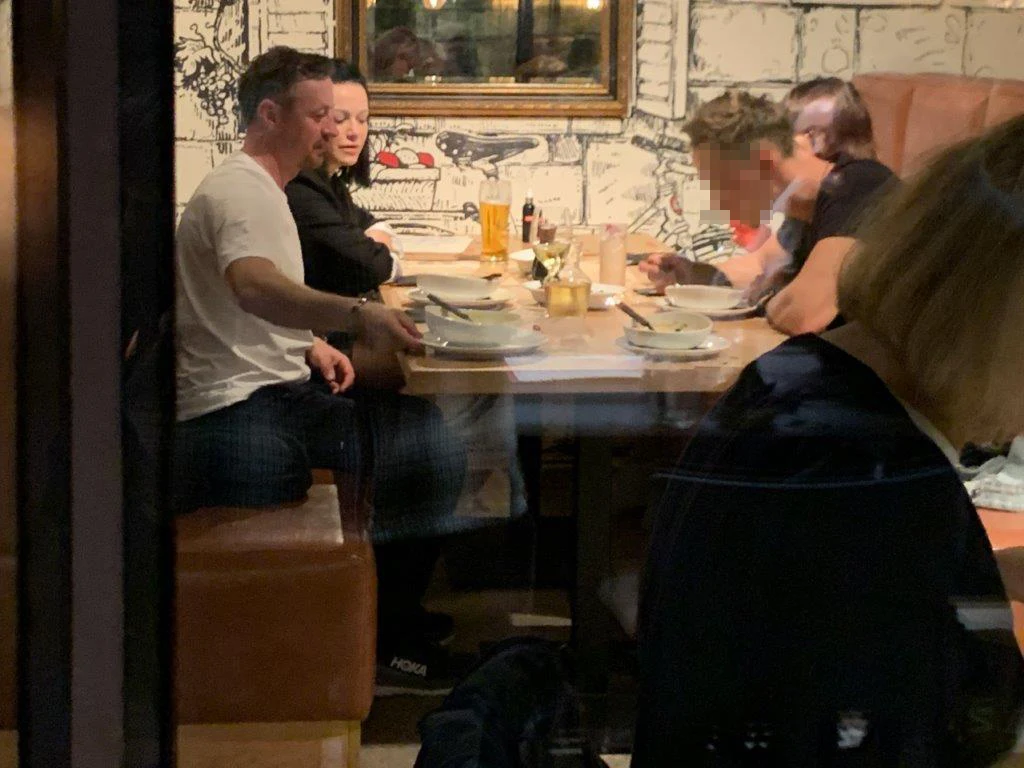 Małyszowie na rodzinnym obiedzie