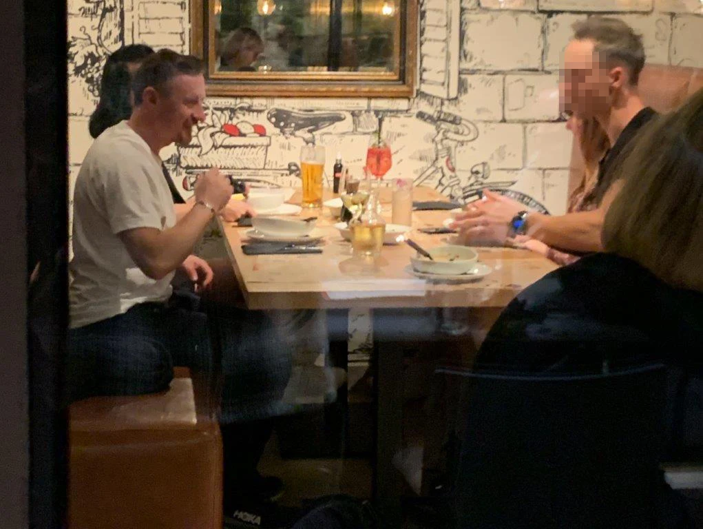 Małyszowie na rodzinnym obiedzie Małyszowie na rodzinnym obiedzie