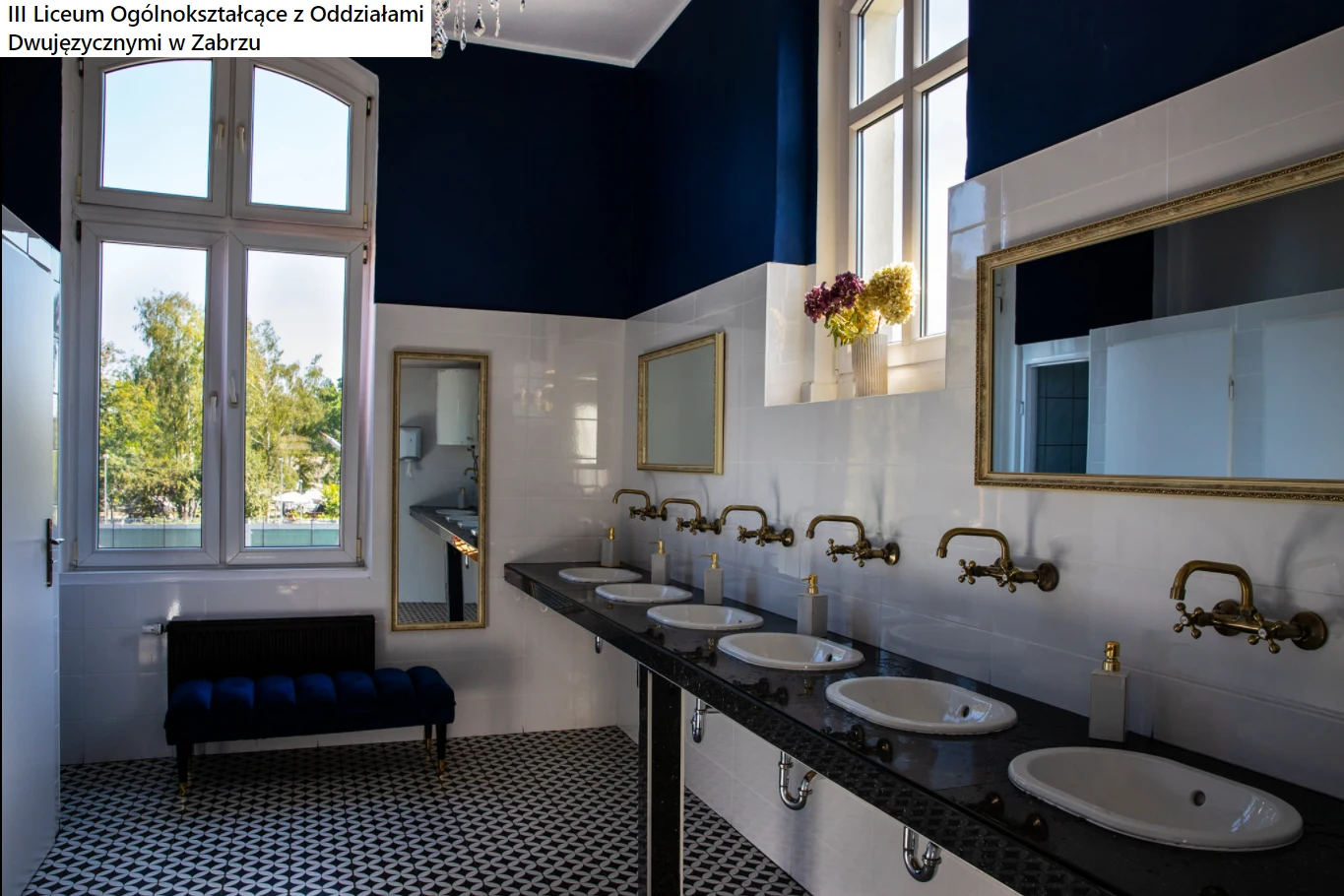 Uznano, że szkolna łazienka wygląda nie tylko wyjątkowo, ale także luksusowo Uznano, że szkolna łazienka wygląda nie tylko wyjątkowo, ale także luksusowo