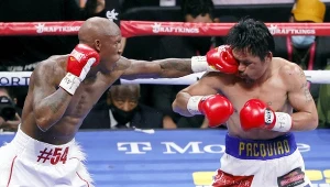 Yordenis Ugas w pojedynku z Mannym Pacquiao