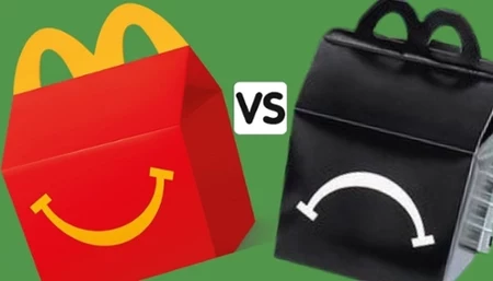 Happy Meal i Sad Meal w Mcdonald’s.