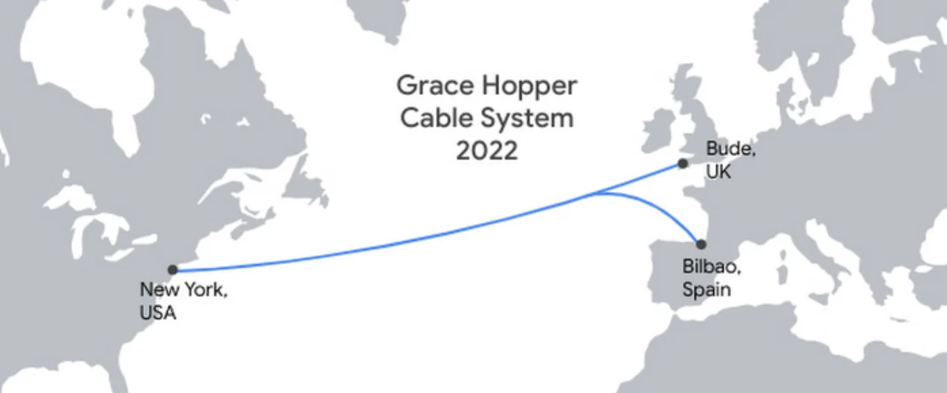 Grace Hopper połączy Nowy Jork z Bude i Bilbao Fot. Google Grace Hopper połączy Nowy Jork z Bude i Bilbao Fot. Google