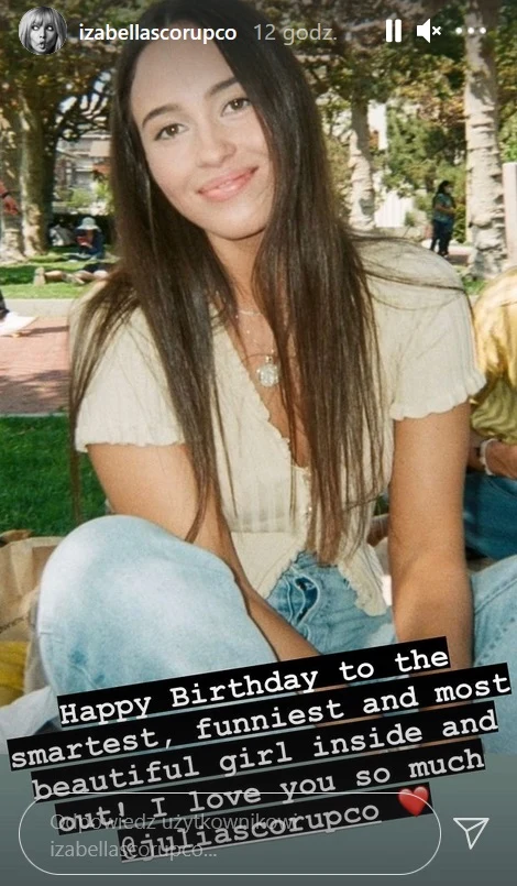 Izabella Scorupco złożyła córce życzenia urodzinowe na Izabella Scorupco złożyła córce życzenia urodzinowe na