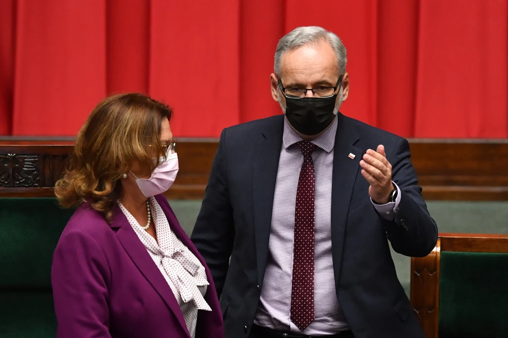 Małgorzata Kidawa-Błońska i Adam Niedzielski w czwartek w Sejmie Małgorzata Kidawa-Błońska i Adam Niedzielski w czwartek w Sejmie