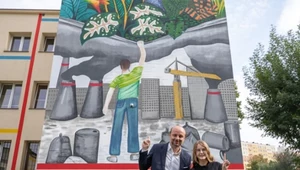 W Rzeszowie powstał ekologiczny mural. Zaprojektowała go uczennica szkoły podstawowej