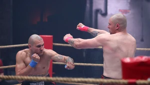 Wasyl “Vasyl" Halycz po lewej