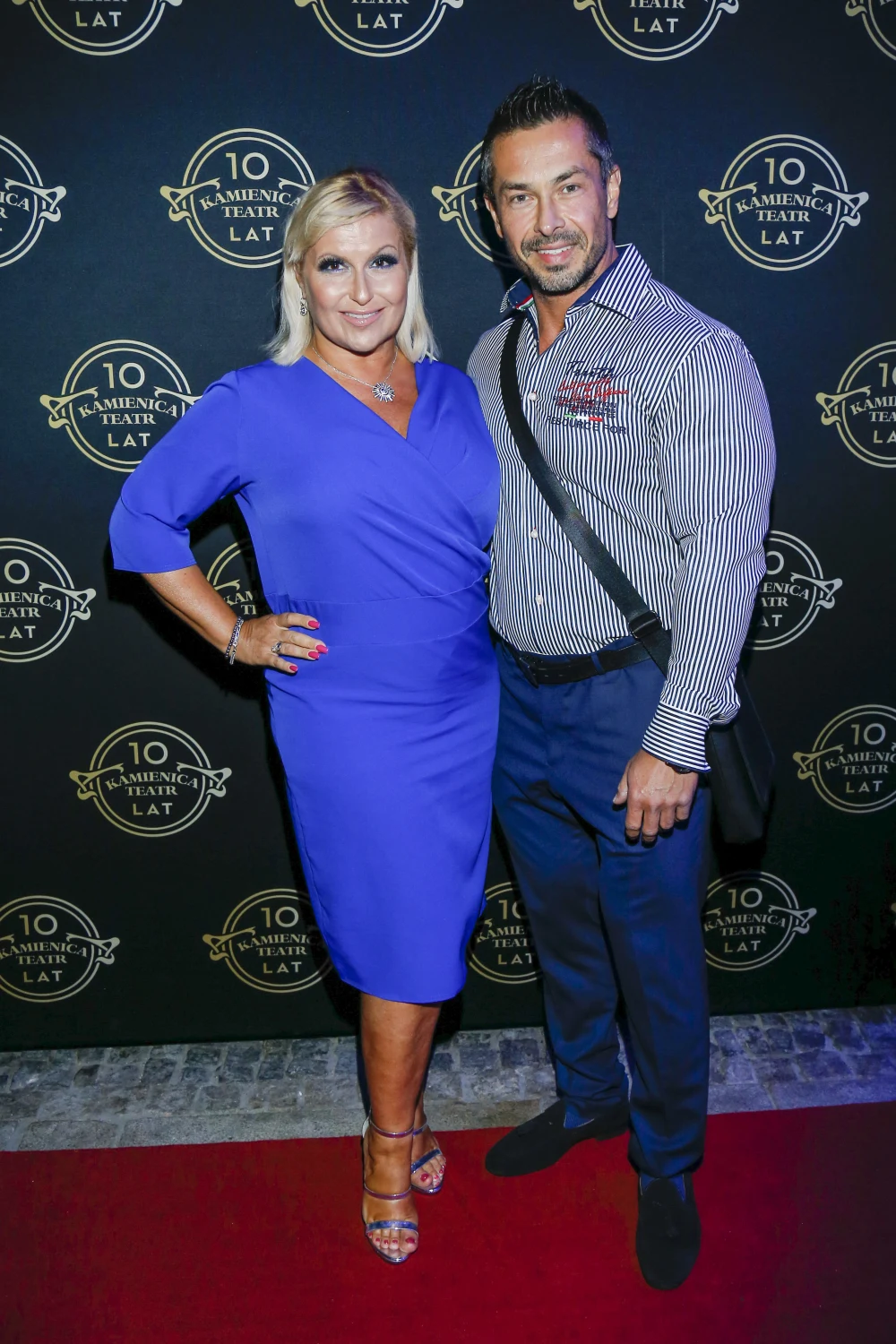 Katarzyna Skrzynecka na premierze "Kumulacja, czyli pieniądze to nie wszystko"