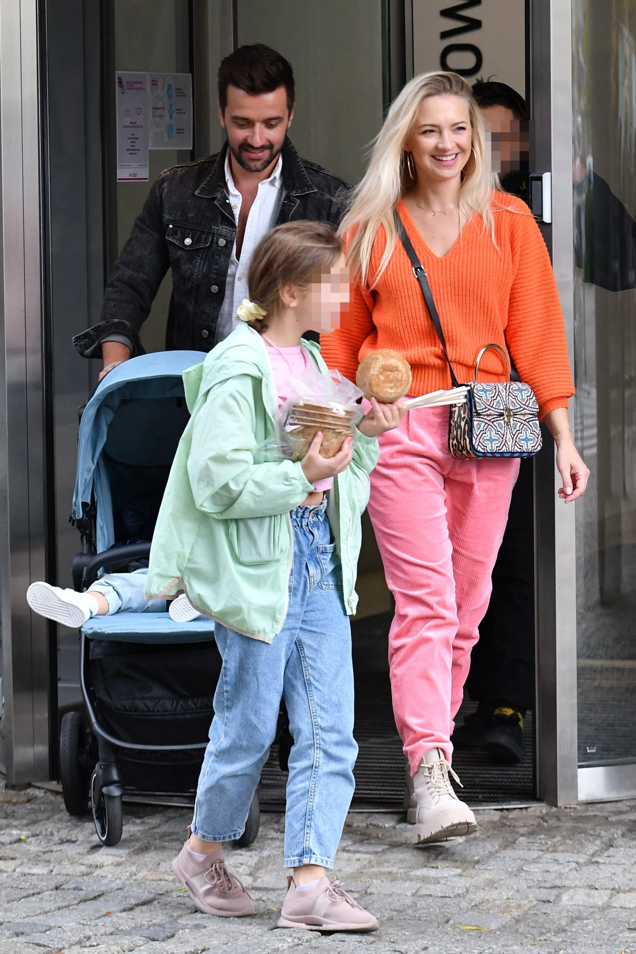 Basia Kurdej-Szatan z rodziną