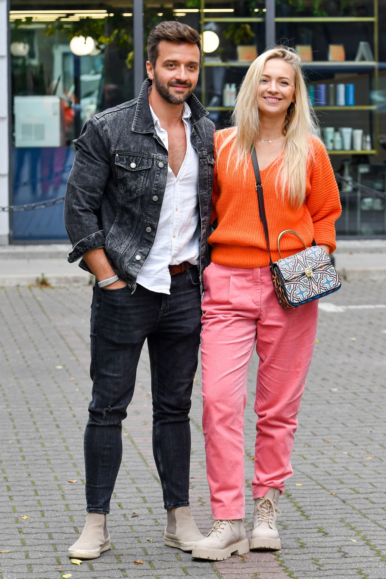 Basia Kurdej-Szatan z mężem