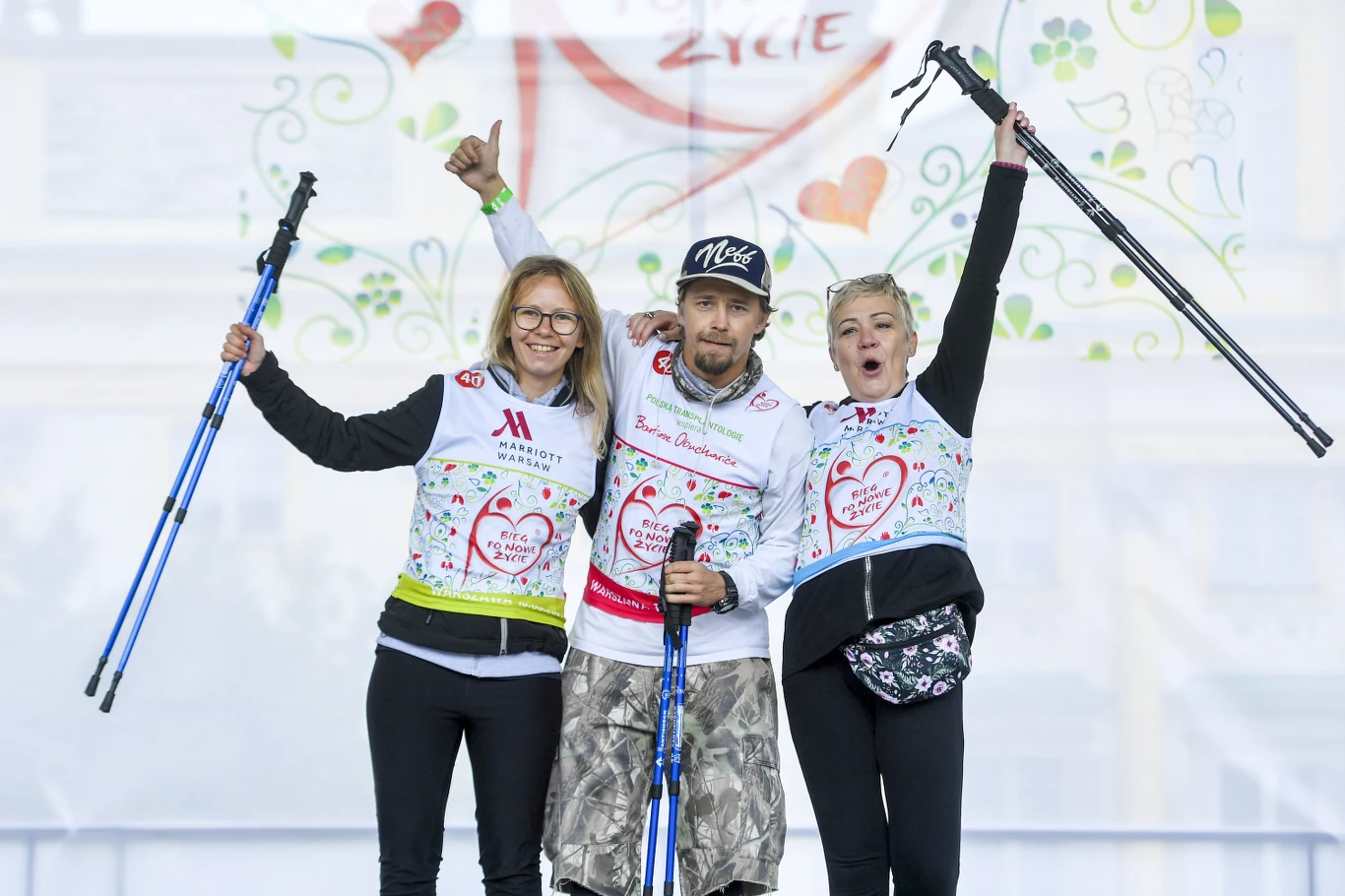 Bartosz Obuchowicz na biegu charytatywnym Bartosz Obuchowicz na biegu charytatywnym