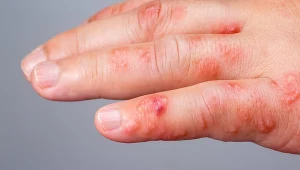 Świerzb może zaatakować różne części ciała, ale najczęściej zmiany pojawiają się na dłoniach