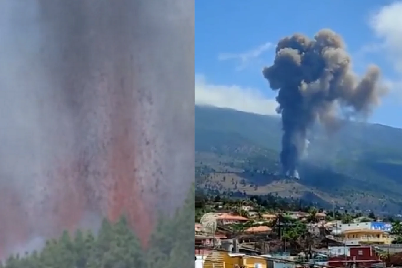 Eksplozja wulkanu na La Palmie