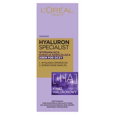 L'Oreal Paris Hyaluron Specialist Krem pod oczy 15 ml - 0