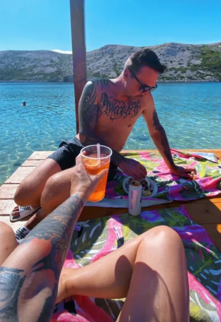 Ewelina Lisowska i Andi Mancin na wakacjach / Foto: Instagram @ewelinalisowskaofficial