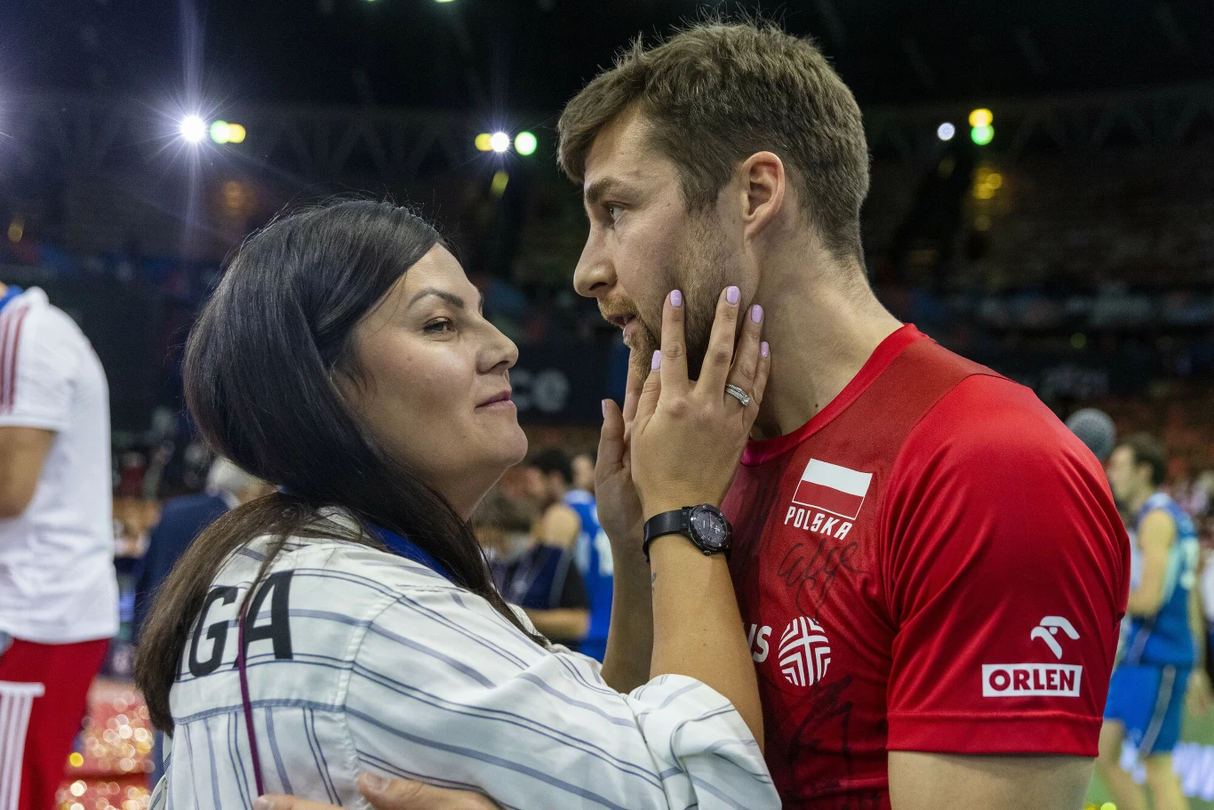 Michał Kubiak z żoną