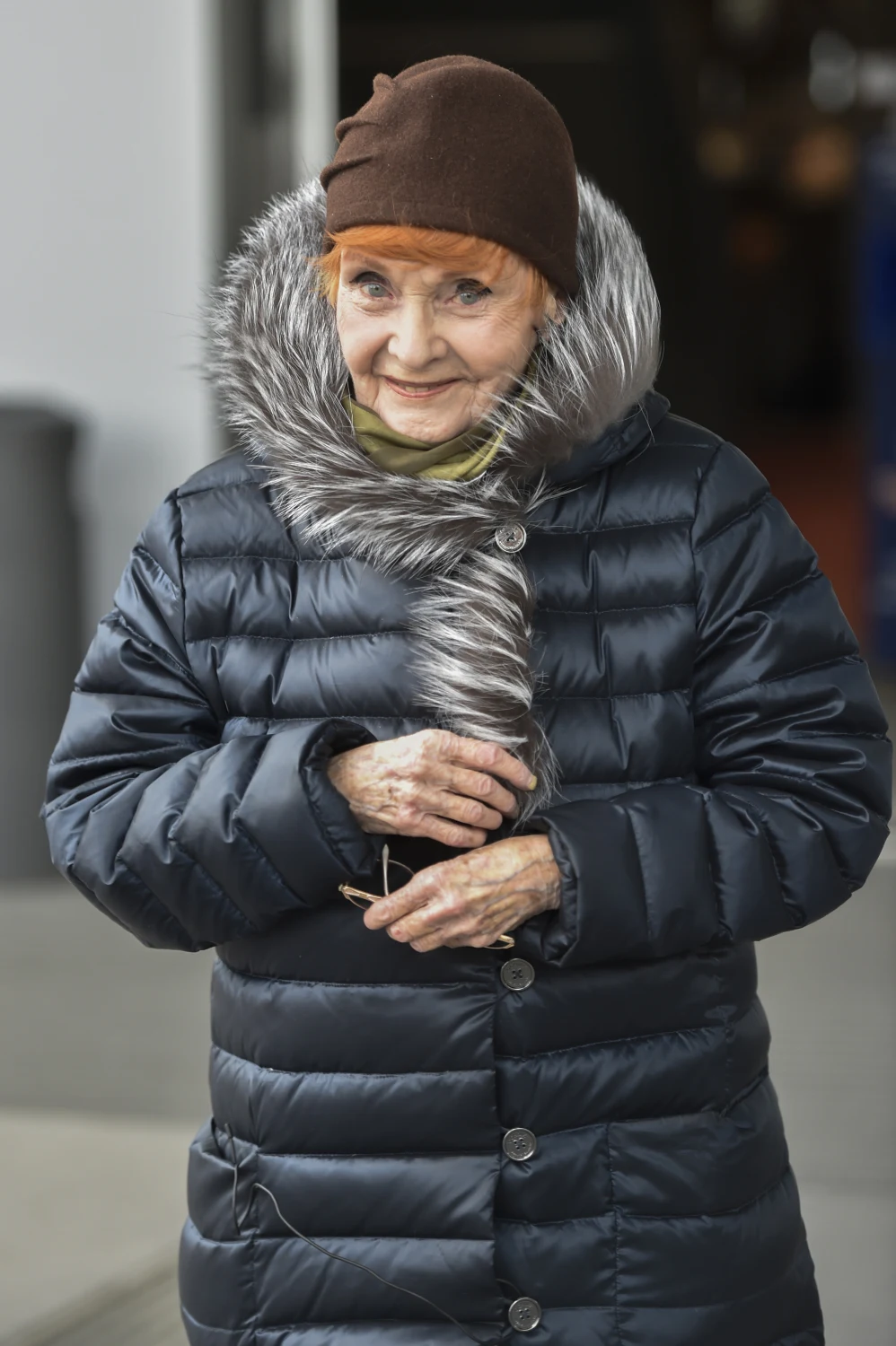 Barbara Krafftówna na festiwalu w Gdyni Barbara Krafftówna na festiwalu w Gdyni