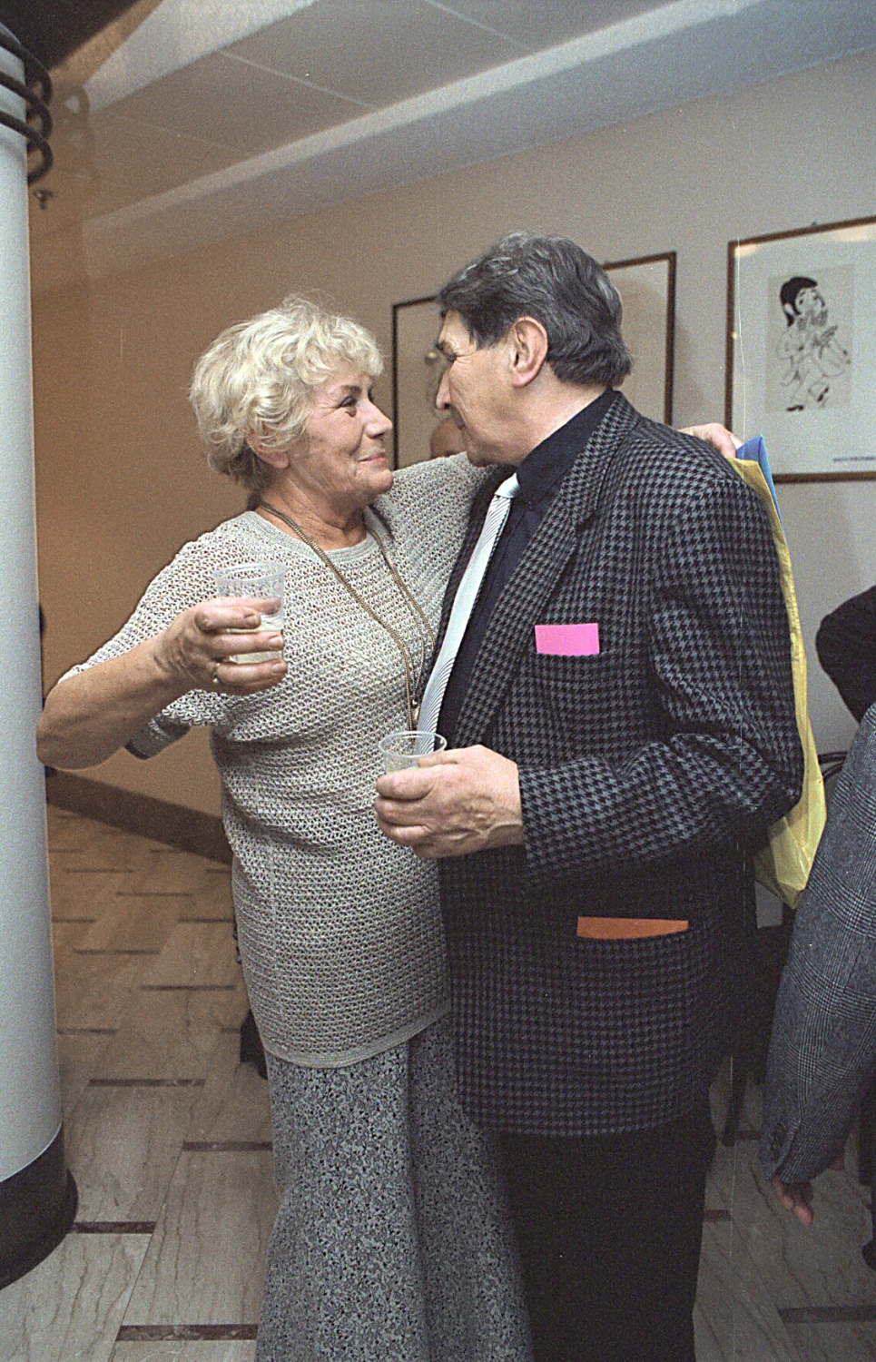 Teresa Lipowska z mężem, 2003 rok Teresa Lipowska z mężem, 2003 rok