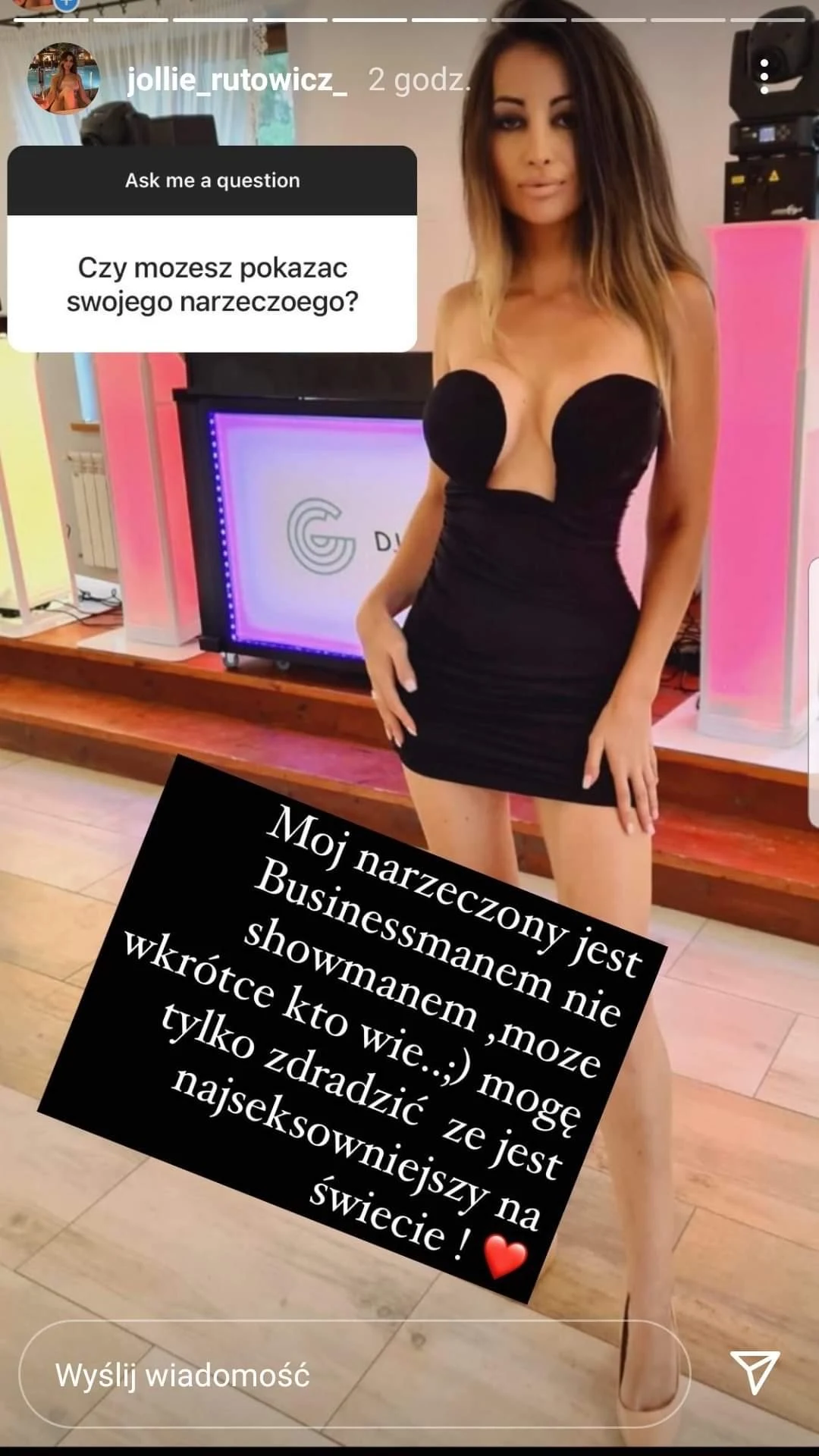 Jola Rutowicz o swoim narzeczonym