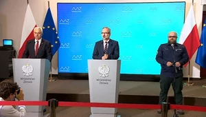 Konferencja ministra zdrowia po podpisaniu porozumienia z ratownikami medycznymi