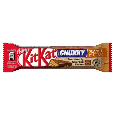 KitKat Chunky Peanut Butter Paluszek waflowy w mlecznej czekoladzie 42 g - 4