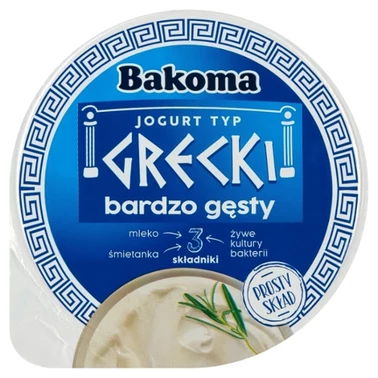 Bakoma Jogurt typ grecki bardzo gęsty 170 g - 1