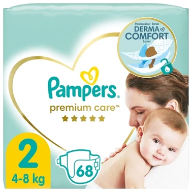 Pampers Premium Care Pieluszki, rozmiar 2, 4-8kg, 68 szt - 7