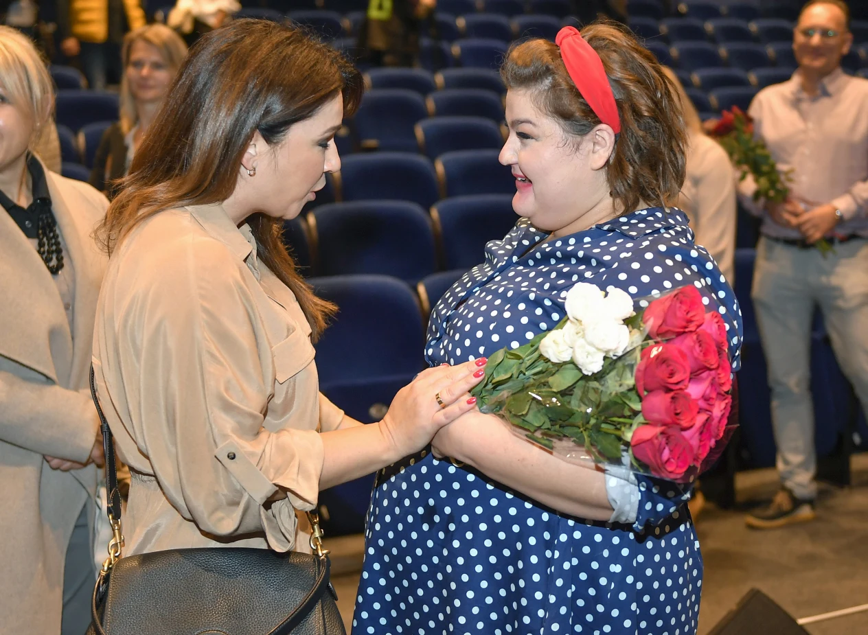 Dominika Gwit, Beata Tadla na premierze spektaklu Dominika Gwit, Beata Tadla na premierze spektaklu