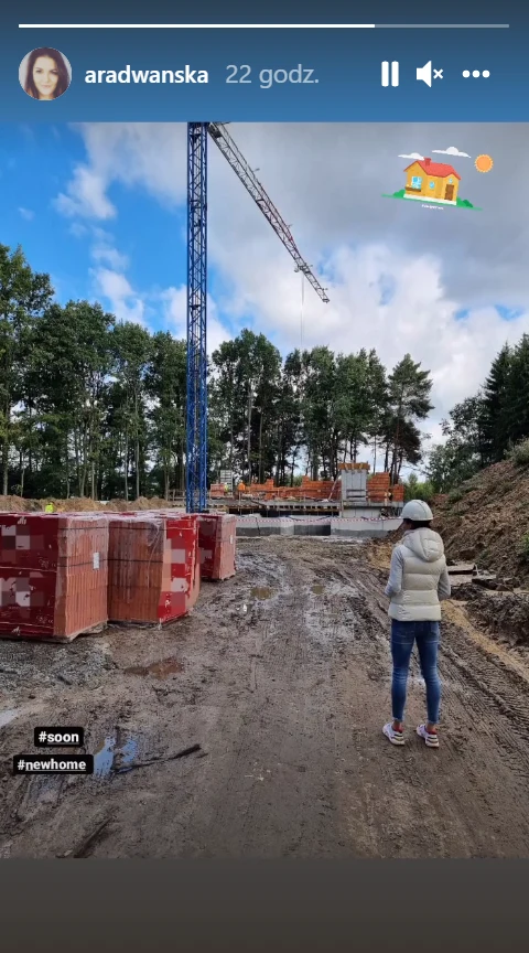 Dom Agnieszki Radwańskiej fot. Instagram (instagram.com/aradwanska)