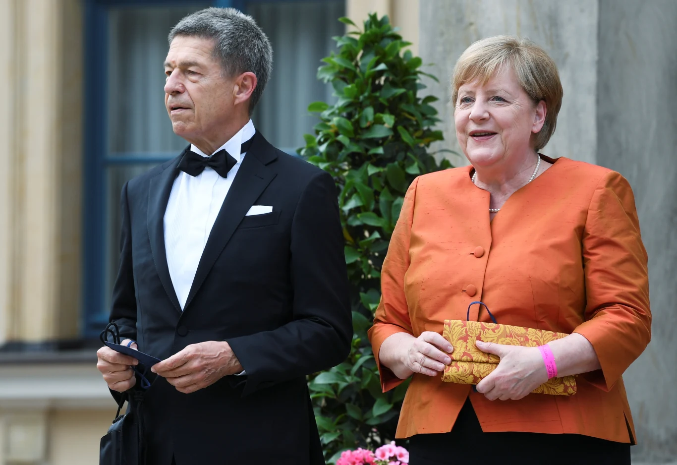 Angela Merkel z mężem Angela Merkel z mężem