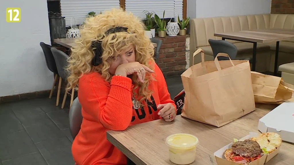 Magda Gessler podczas "Kuchennych rewolucji" w restauracji w Piekarach Śląskich