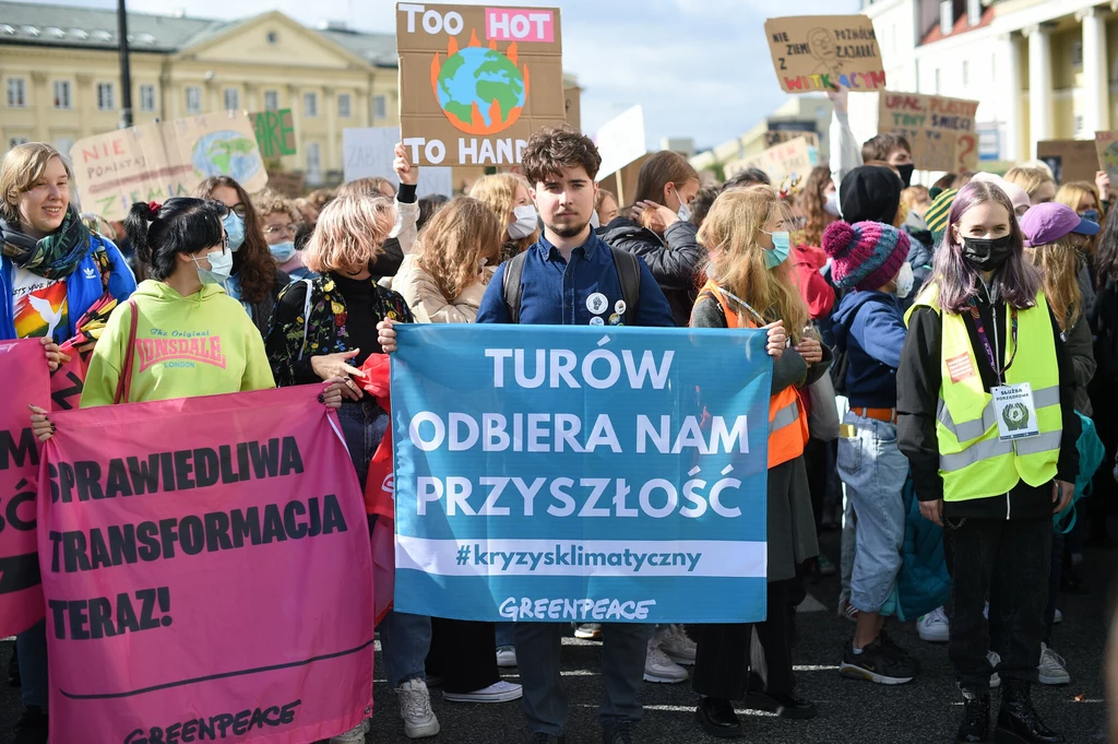 Młodzieżowy Strajk Klimatyczny w Warszawie 