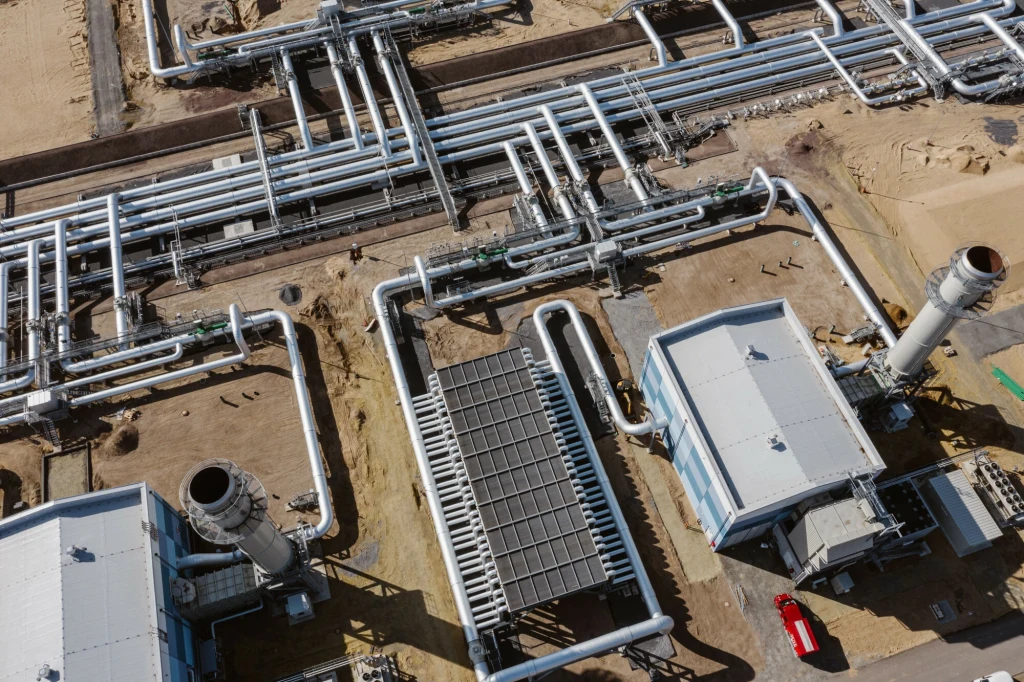 Rurociąg Eugal w Niemczech, który będzie odbierał gaz z Nord Stream 2 