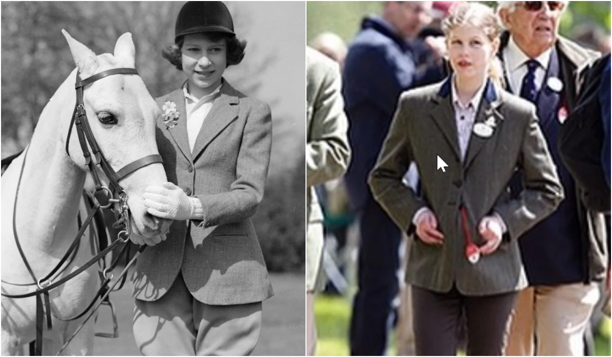 Królowa Elżbieta, lady Louise Windsor Królowa Elżbieta, lady Louise Windsor