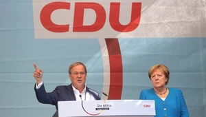 Armin Laschet i Angela Merkel