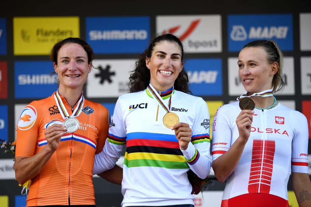 Katarzyna Niewiadoma stanęła na podium Katarzyna Niewiadoma stanęła na podium