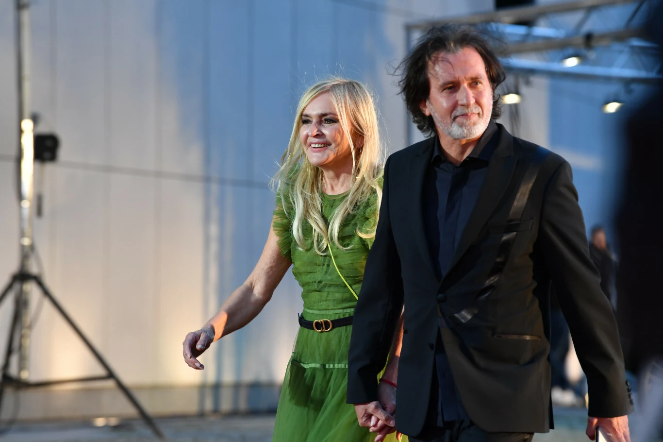 Monika Olejnik z partnerem, Tomaszem Ziółkowskim Monika Olejnik z partnerem, Tomaszem Ziółkowskim